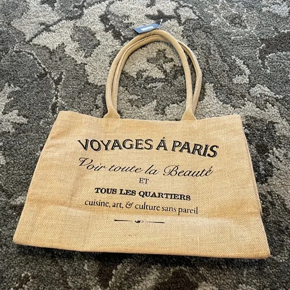 Jute Market Tote Bag - Picture 2 of 11